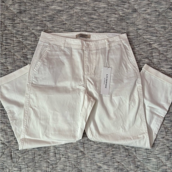 Liverpool Pants - Liverpool Cropped Slim Straight Leg Pants Sz 10/30 NWT | Liverpool Loose Pants -